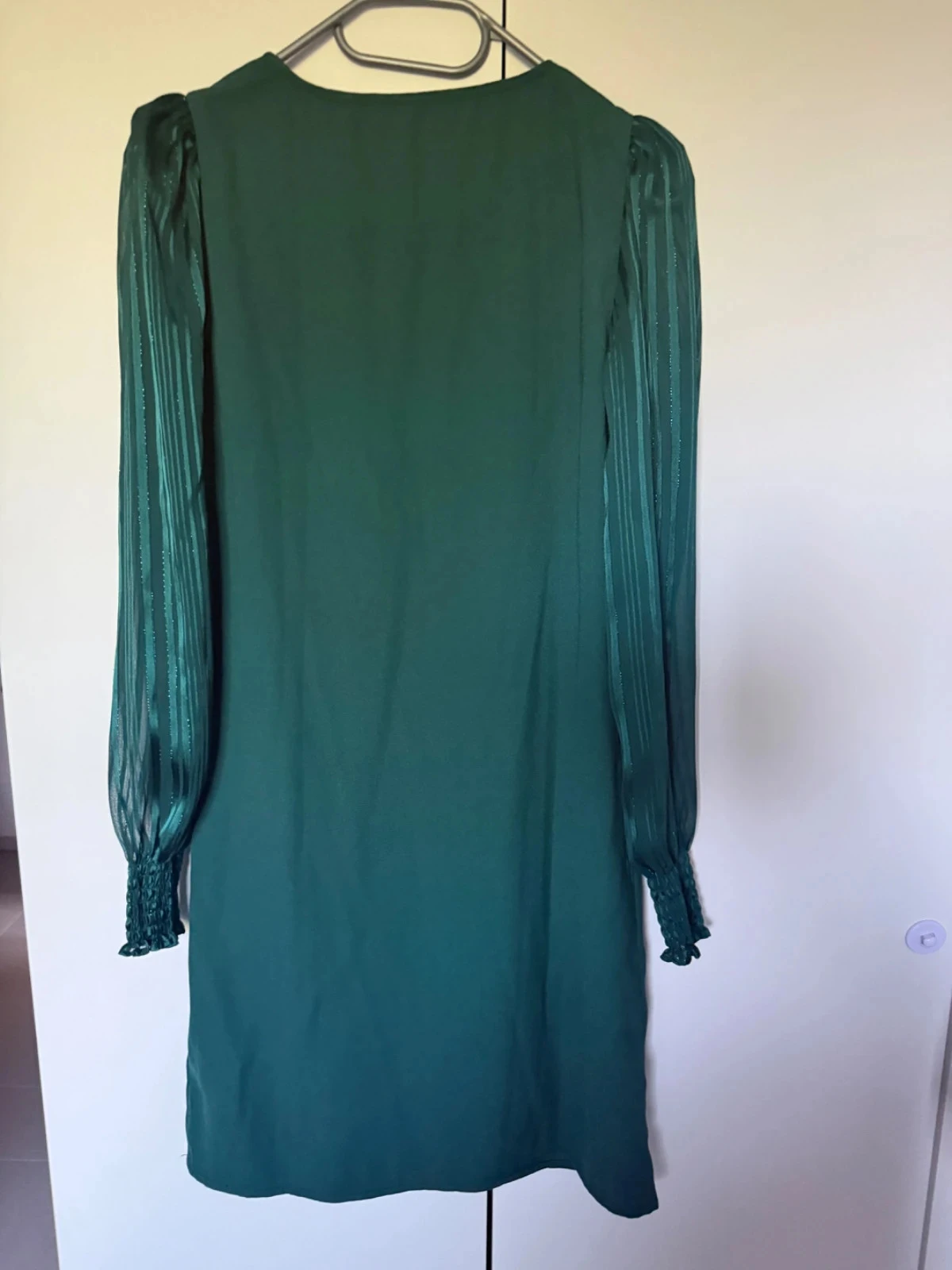 Naf Naf groen wijd vallende jurk, nieuw met label - M.34) – photo 6
